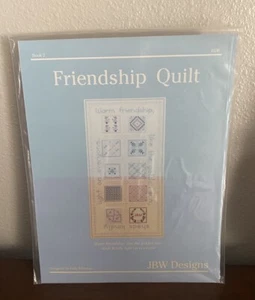 JBW designs FRIENDSHIP QUILT Sampler Vintage 1984 Leaflet NOS - Picture 1 of 4