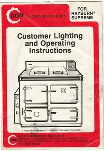 oil conversion literature for Aga. Rayburn cookers - Picture 1 of 1