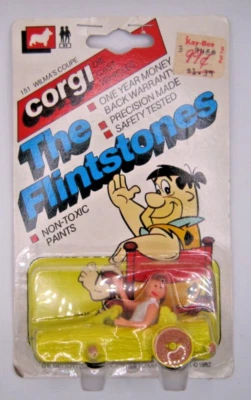 Corgi Junior Flintstones Wilma's Coupe #151 Mint on card - Image 1 of 2
