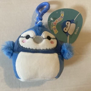 Squishmallows 3.5” Babs Blue Bluejay Bird Plush Clip Squishmallow - Picture 1 of 7