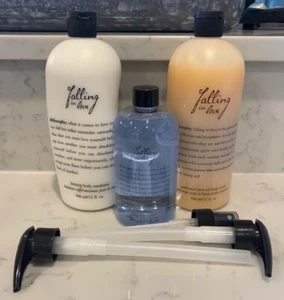 PHILOSOPHY FALLING IN LOVE FIRMING EMULSION, BODY SCRUB & BODY SPRITZ SEALED - Picture 1 of 4