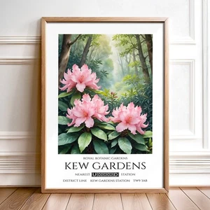 Kew Gardens Royal Botanic Gardens Botanical Exhibition Poster Art London Art - Picture 1 of 17