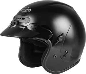 GMAX GM 32 Solid Motorcycle Helmet w/Sun Shield XL Black G1320027 - Picture 1 of 1