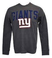 NFL Team Apparel Mens New York Giants Thermal Long Sleeve Shirt New S,M,L,XL,2XL