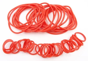 Nuevo conjunto de pulseras y anillos de gelatina roja de 36 piezas de alta calidad #B2010RED - Imagen 1 de 1