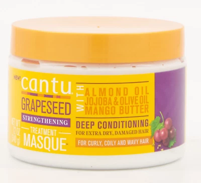Cantu Traubenkern Tiefenbehandlung Stärkung Haarmaske 340g Mandelöl Jojoba - Bild 1 von 2