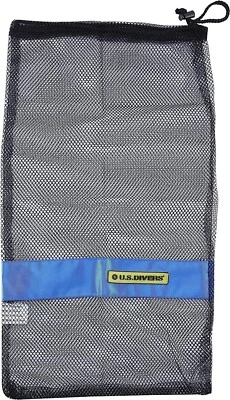 美国 Divers Deck 网眼包 13x25 Aqua Lung 健身游泳潜水黑色健身房装备手提包 — 第 1/2 张图片