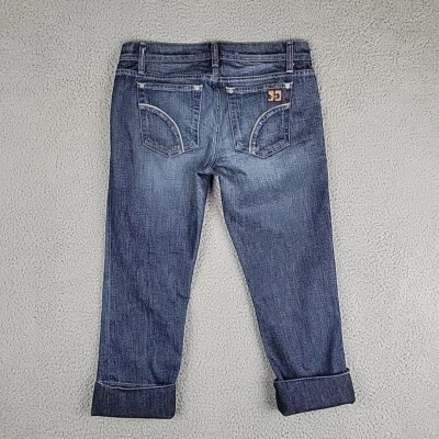 Jeans para mujer Joe's 27 azul Socialite Kicker EHZZ5906 dobladillo con puños capri denim Foto 1 de 4