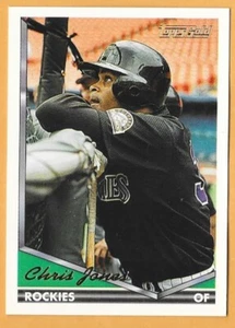 CHRIS JONES COLORADO ROCKIES #496 - TOPPS GOLD NM-MT 1994 - Picture 1 of 2