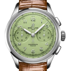 Breitling Premier B09 Chronograph Pistachio dial 40mm AB0930D31L1P1 - Picture 1 of 10