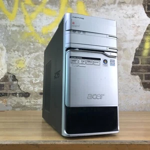PC de escritorio Acer Aspire retro para juegos AMD Athlon 4400+ CPU 2 GB de RAM (Windows Vista) - Imagen 1 de 11