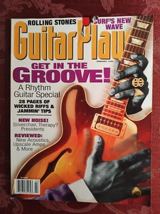 GUITAR PLAYER magazine February 1996 Rhythm Guitar Ani Difranco Alex Lifeson - Picture 1 of 1