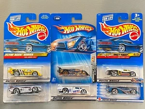 Lote de 6 tarjetas azules Hot Wheels Sol-Aire CX4 #'S 983 042 153 739 555 160 Hawk - Imagen 1 de 6
