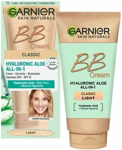 Garnier BB Cream Classic Cover Correct Illuminate SPF 15 Hyaluronic Acid 50 ml - Foto 1 di 7