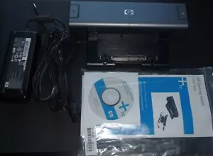 HP Docking Station with Dual Link DVI HSTNN-IX01 EN488AA, AC adapter, guide, CD - Picture 1 of 3
