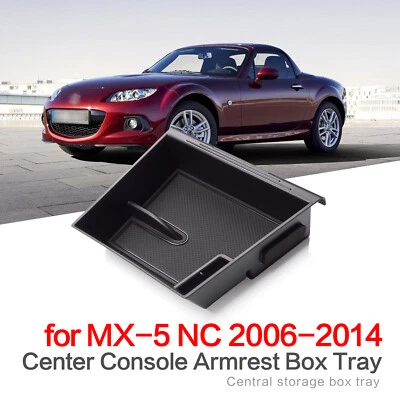 Reposabrazos consola central caja de almacenamiento para Mazda MX-5 2006-2014 MX5 MIATA Roadster Foto 1 de 4
