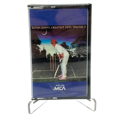 Elton John Greatest Hits Volume II Cassette Tape 1977 MCA NEW & SEALED NOS Rock - Image 1 of 4