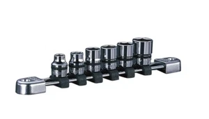 NEPROS 3/8" STECKSCHLÜSSELSET - ZOLL GRÖSSE (6 Stck.) NTB306BA HERGESTELLT IN JAPAN - Bild 1 von 2