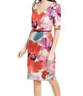 NWT Trina Turk Women?s Midcentury Floral V-Neck Sheath Dress Multi Size 0