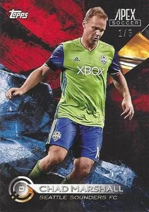 Tarjeta base de fútbol 2016 Topps Apex Major League roja #'d a/5 variaciones - MLS - Imagen 1 de 20