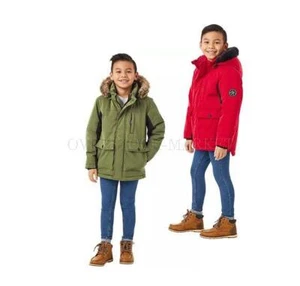 NEW! BOYS MEMBERS MARK WEATHER RESISTANT REMOVEABLE HOODED PARKA JACKET! VARIETY - Picture 1 of 3
