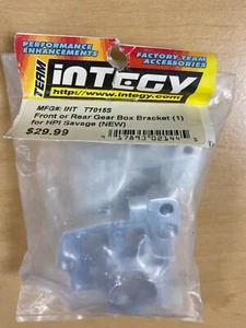 INTEGY T7015S Aluminum SILVER Front OR Rear Gear Box Bracket (1) for HPI Savage - Picture 1 of 1