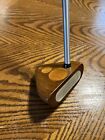 Beautiful Wooden Mallet Putter Golf Club 35" Right Hand Steel Shaft, handmade?