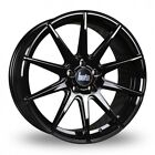 4X Ford Fiesta ST 2004 to 2008 Alloy Wheels & Tyres - 17" Bola CSR Gloss Black