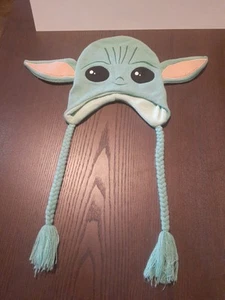 Star Wars Baby Yoda Fleece Hat with Ear Flaps Kids Unisex - Picture 1 of 11