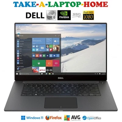 Dell XPS 15 9550 Gaming Laptop Full HD NVIDIA GTX Graphics 15.6" SSD Windows11 - Image 1 of 4