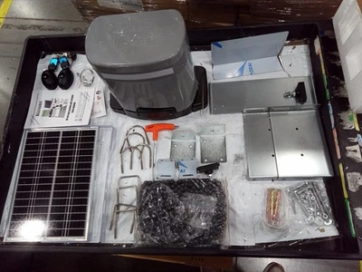 Abridor de puerta corredera de cadena Blütezeit 1400 lb con batería/WiFi/energía solar (usado) Foto 1 de 4