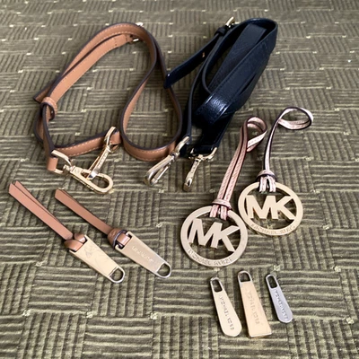 Lote Michael Kors Repuesto Bolsa Reparación Dijes Etiqueta Colgante Bandolera Correa para el Hombro Foto 1 de 4