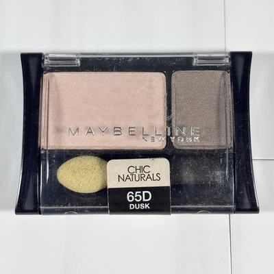 De colección Maybelline Expert Wear Sombra de Ojos Dúo #65D Maquillaje Naturals Chic Nuevo de Lote Antiguo Foto 1 de 4