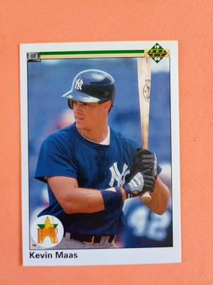 1990 Upper Deck - Kevin Maas New York Yankees - Tarjeta #70 Tarjeta de novato (RC) Foto 1 de 4