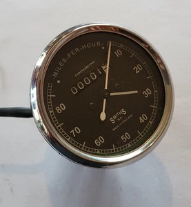'Vintage' replica Smiths MA Chronometric MPH motorcycle MC speedometer gauge - Picture 1 of 5