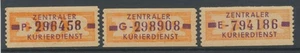 Lote RDA Service ZKD Michel No. 22 E, G, P MNH. - Imagen 1 de 1