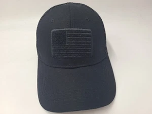 Gorra Highland Tactical Bandera Americana Malla Camionero Snapback Hombres Mujeres Negra - Imagen 1 de 14