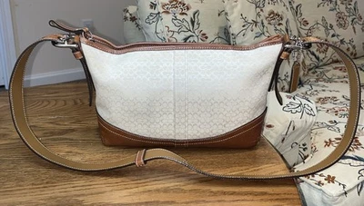 Bolsa de viaje Coach White Sand Mn Signature E/W Sft 10945 original $268 Foto 1 de 4