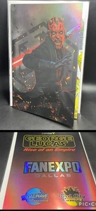 GEORGE LUCAS RISE OF AN EMPIRE | DARTH MAUL LTD 75 DALLAS FOIL | FREE SHIP b10A - Picture 1 of 5