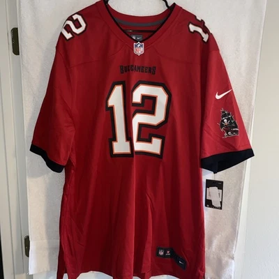 Camiseta deportiva para hombre Nike Tom Brady #12 Vapor Limited Tampa Bay Buccaneers NFL talla 2XL Foto 1 de 3