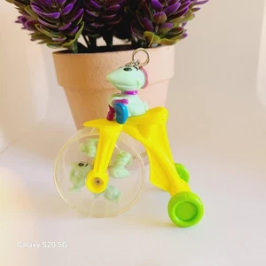 Vintage Toy Story Rex Dinosaur On Tricycle Keychain Charm For Men - Picture 1 of 5