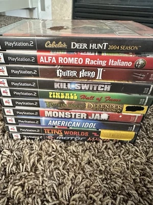 Playstation 2 Games Lot Of 10 Ps2 Games Lot Cib Complete $70 Value - Image 1 of 3