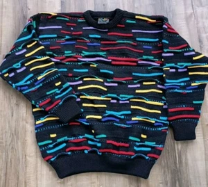Vintage Coogi Sweater Wool Large Textured - Picture 1 of 17