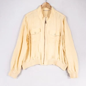 Chaqueta Spartina 449 Charleigh XL Trigo Beige Ligera Verano Bombardero Informal - Imagen 1 de 8