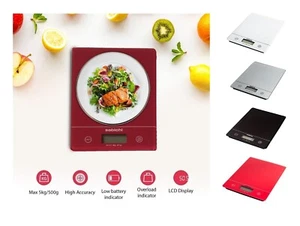 Digital Kitchen Scale Baking Cooking Scale kg Multicolour Kitchen Scale Sabichi - Picture 1 of 60