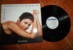 MARIA CONCHITA ALONSO Hazme sentir ULTRA RARE SPANISH LP VINYL MUY RARO 1990  - Picture 1 of 2