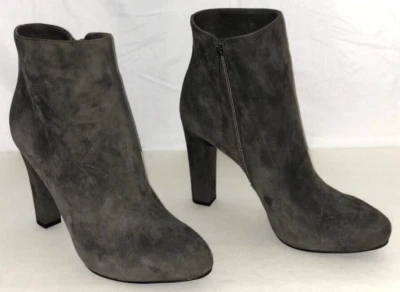 41 EE. UU. 10 ❤️ BOTAS TOBILLERAS LE SILLA Mujer GRIS Gamuza Foto 1 de 4