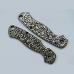 1 par de básculas de mango de aleación de titanio TC21 para Spyderco C81 Paramilitary 2 - Imagen 1 de 5