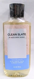 Bath & Body Works CLEAN SLATE Men's 3-In-1 Hair, Face & Body Wash 10 fl oz NEW - Picture 1 of 2