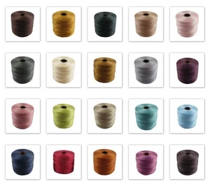 S-Lon Superlon Fine TEX 135 Twist Nylon Beading Crafting Cord 118 yd/spool - Picture 1 of 24